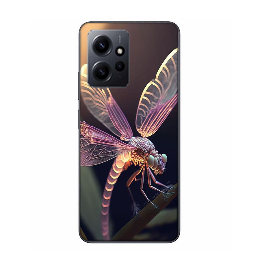 

Dragonfly Texture is Realistic Cover Case For Xiaomi Redmi Note 12S 12 11 Pro Plus 11T 11S 10 5G 10S 9 9T 9S 8 8T 7 5 Pro TPU Ph Redmi Note 12 Pro 5G