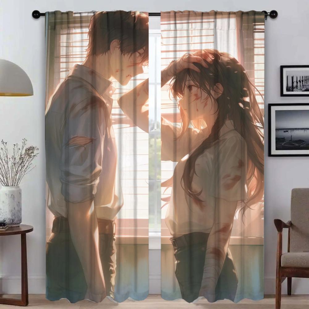 Boys and Girls Curtains Child Room Home Interior Curtains for Living Room Tulle for Bedroom Window Curtain Shades Partition