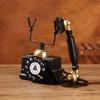 European Retro Resin Telephone Ornaments: Classic Wall and Desktop Decor for Cafes