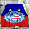 1 Stück Esporte Clube Bahia Sportverein Emblem Aufgedruckte Weiche Flanelldecke Überwurf für Schlafzimmer Wohnzimmer Sofa Camping Fan Geschenke Weihnachtsgeschenke