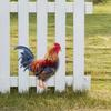 Metal Rooster Decoration Wall or Door Decor Rooster Sign Realistic Rooster Decoration for Farmhouse Living Room Porch Yard Decor