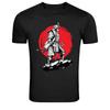 Samurai Warrior Red Sun Japanese Bushido Graphic T-Shirt