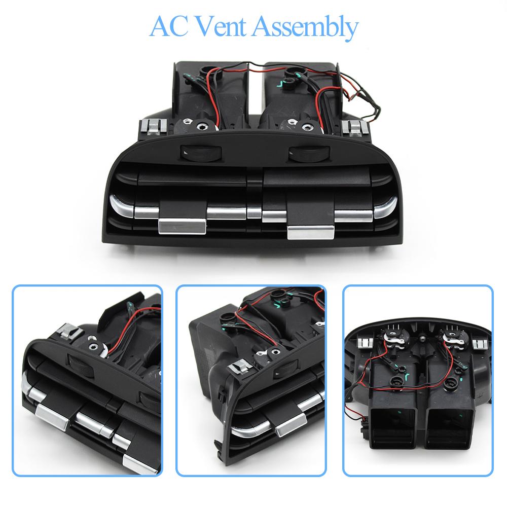Rear Air Conditioning AC Vent Grille Outlet Cover Panel Assembly Slider Clip For Maserati Ghibli 2014-2020 670021523