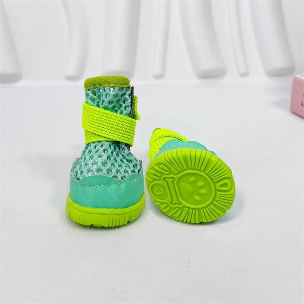 Anti-Slip Small Dog Shoes Breathable Mesh Puppy Boots Fashion Pet Shoes Outdoor Walk