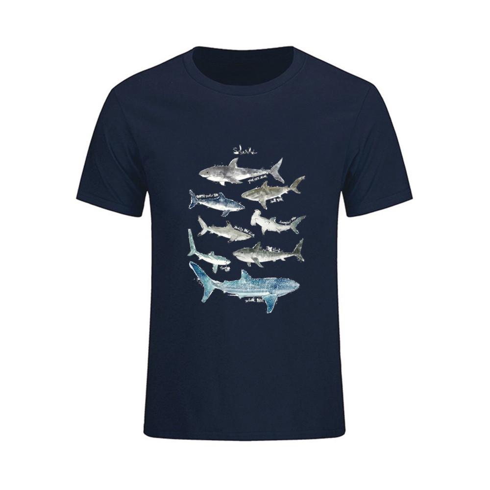 Футболка Sharks Diver Tee Divinger Dive Смішний подарунок на день народження для нього, чоловіків, дорослих