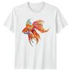 Goldfish Watercolor TShirt Aquatic Nature 2026 Gift For Him And Her