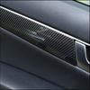 Carbon Fiber Car Interior Door Handle Panel Strips Cover Trim for Mercedes Benz C Class W204 C180 C200 2007-2014 Accessories