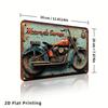 Retro Motorcycle Tin Sign Man Cave Garage Decor 20x30 Cm Metal Poster