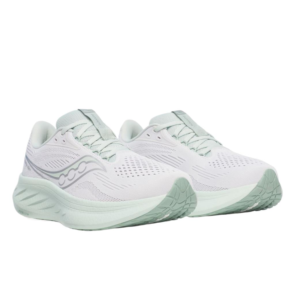 Saucony Ride 18 Fashion Comfortable Trendy Minimalist Low-Top Running Shoes Women sneaker Light-Green S11000-221