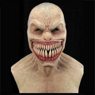 Scary Latex Headgear Full Head Mask Clown Face Cover Stalker Devil Horror Props