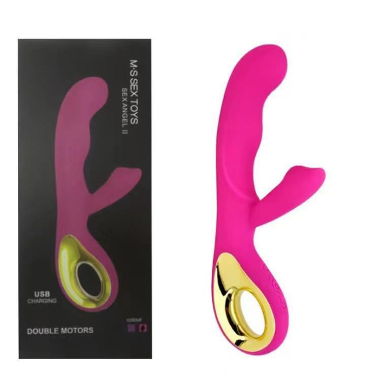 Langchao Rechargeable 10-Frequency Vibrator - Strong Shock, Water-Resistant, Intimate Adult Toy for Women