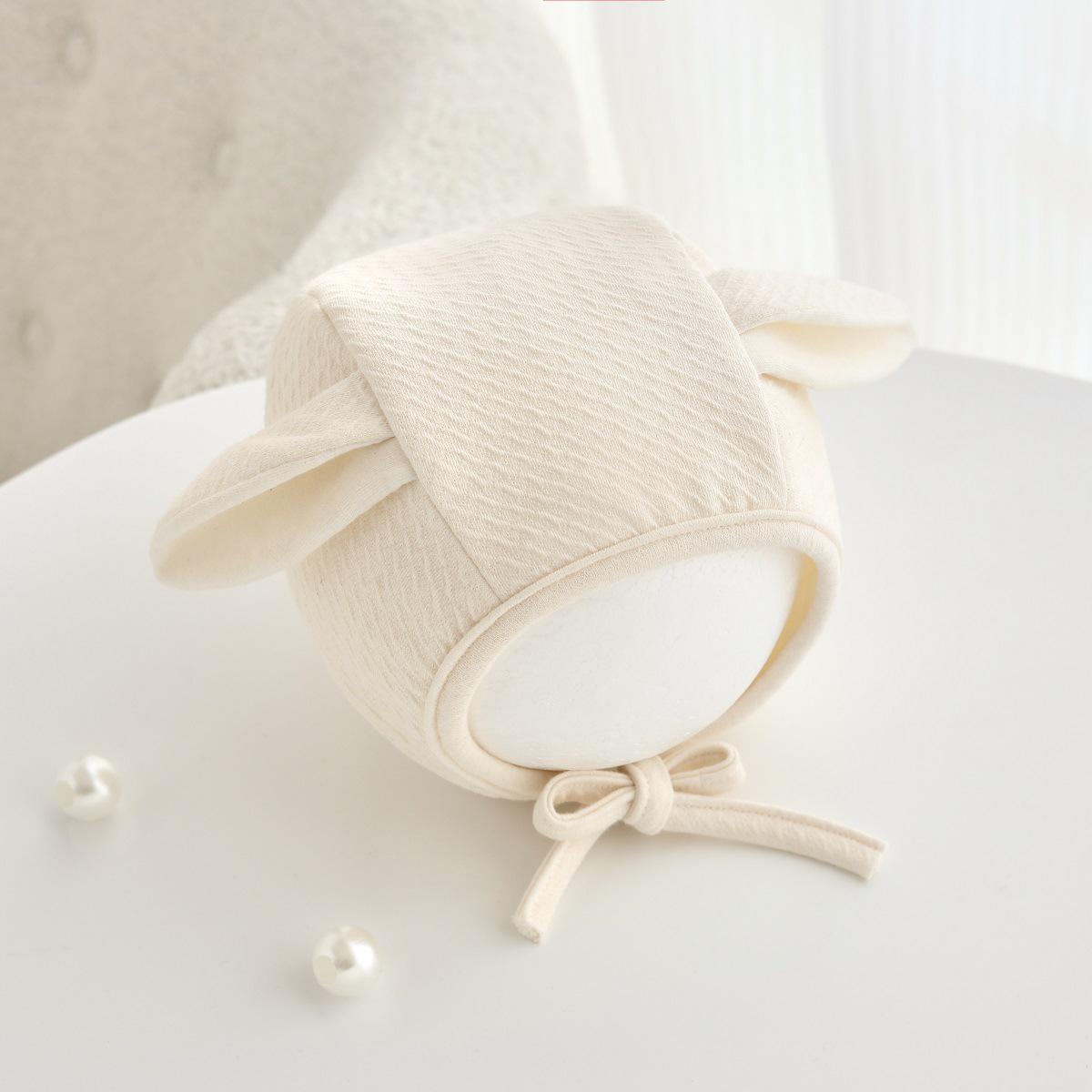 

Jingqi Милая шапочка на завязках для новорожденных с защитой ушей на осень и зиму. 36 cm