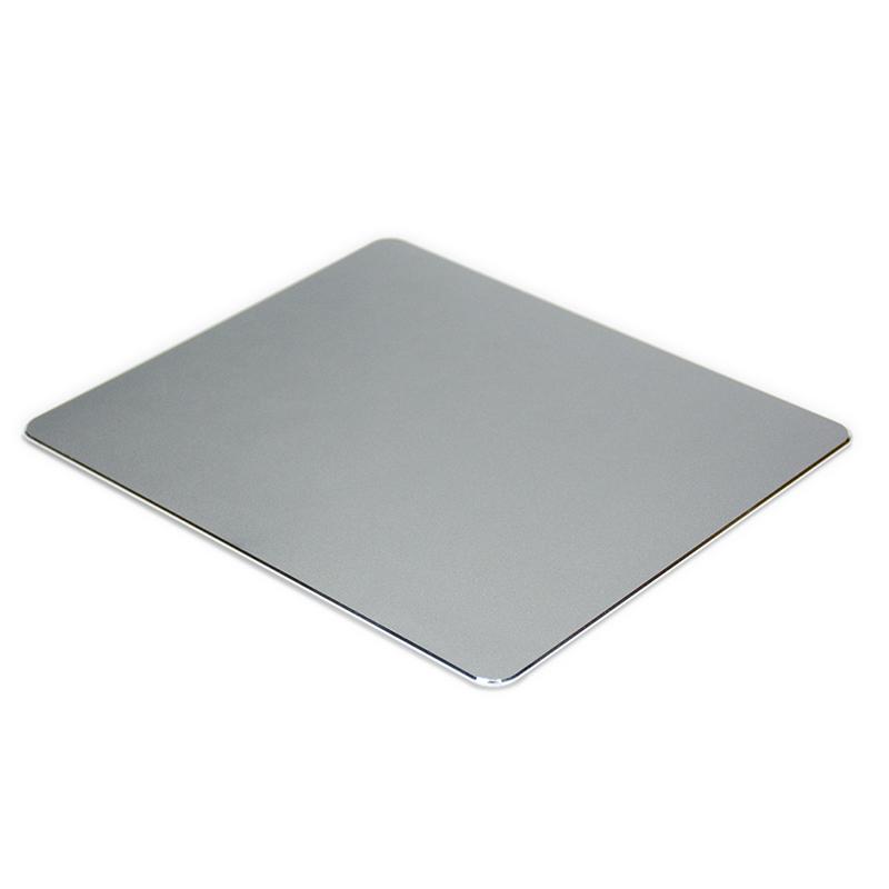 Metal Aluminum Mouse pad Mat Hard Smooth Magic Thin Mousead Double Side Waterproof Fast and Accurate Control for Office Home