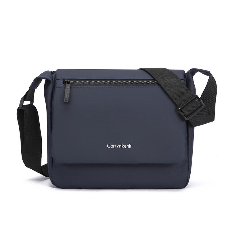 

Мужская модная водонепроницаемая многокарманная сумка кроссбоди через плечо для путешествий и повседневного использования синий