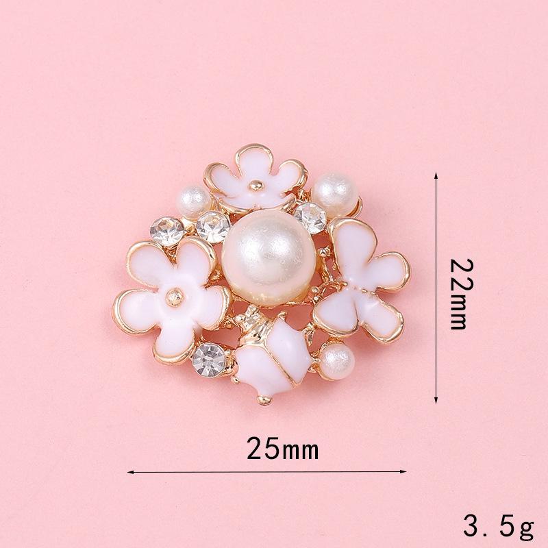 Creative Pearl Flower Diamond DIY Mobile Case Jewelry Accessories