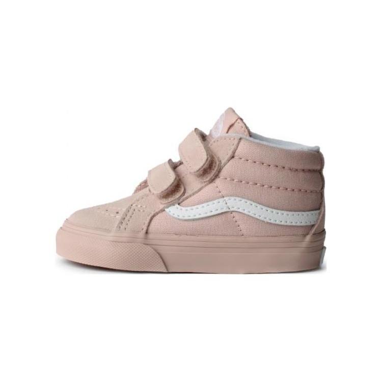 (TD) Vans Sk8-Mid Reissue Pastel Mono Shoes Rose Pink Baby VN00018WBQL EU 26.5