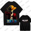 Japanes One Piece Luffy Gear 5 Print Cotton Unisexs T Shirt Summer Short Sleeve Cosplay Clothes Casual Tees Oversized Unisex Tops