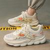 New Hollow Mesh Men's Shoes Summer Casual Running Sports Shoes Breathable Men's Thick-soled Heightening Trend Dad Shoes