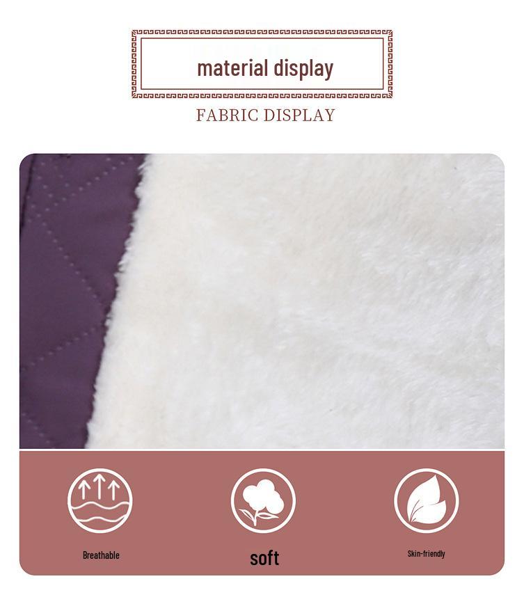 Damen Übergröße Fleecegefütterte Ärmellose Jacke - Warme Baumwollweste für Senioren für Herbst/Winter