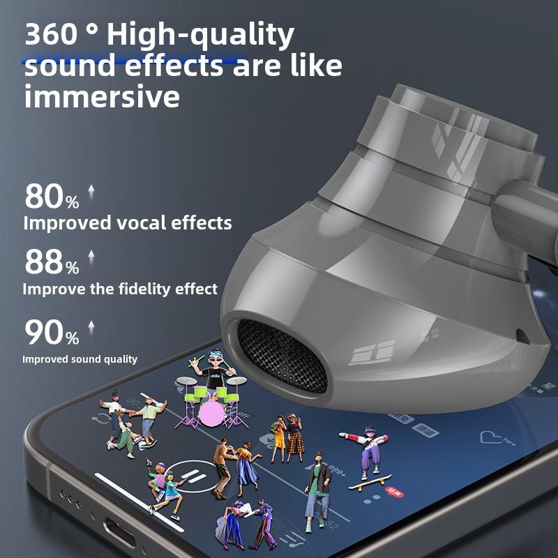 Casque Bluetooth sans fil pour le cou, affichage numérique, longue durée de veille, suspendu au cou, fonction de retour d'oreille, K Song Live