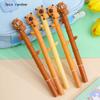Gift Office Supplies Kapibala Bamboo Gel Pen Student Soft Glue Cute Learning Kawai Stationery High Value Exam Question Signature
