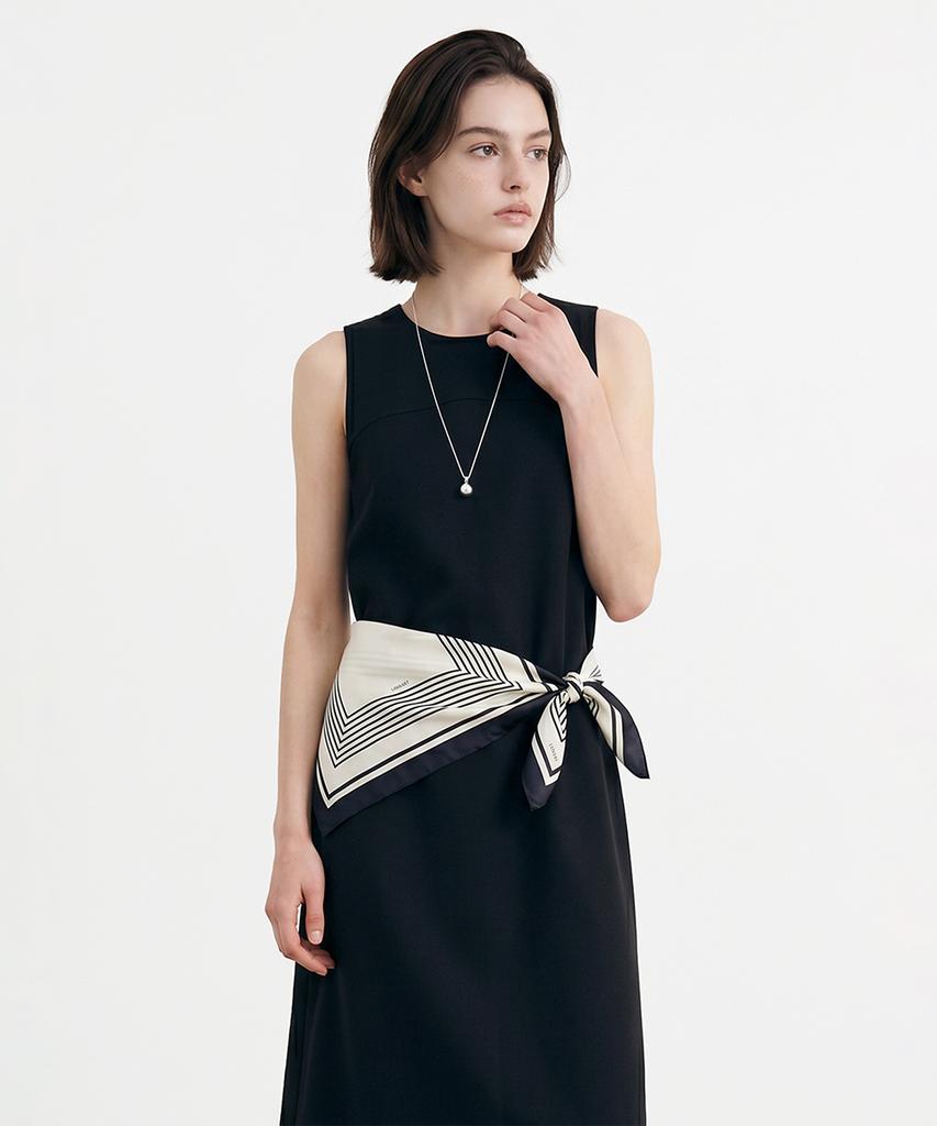 Lugkaeseuteu Irene Cotton Sleeveless Dress_Black
