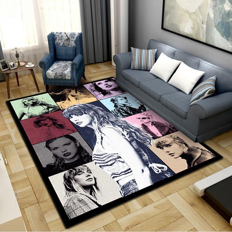Taylor Carpet Rug for Living Room Bedroom Home Sofa Decoration,Kids play Non-slip Floor Mat