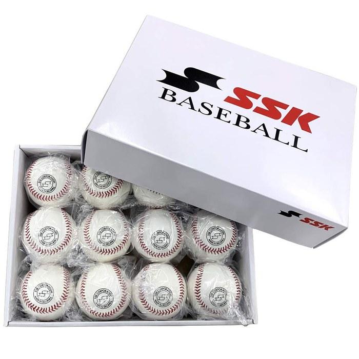 SSK Hard Baseball Practice Balls 1 Dozen (12 Count) GD85D Royal Blue