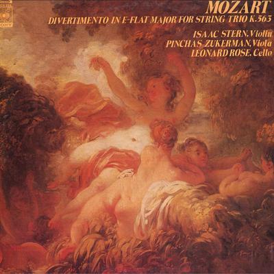 LP Record ISAAC STERN PINCHAS ZUKERMAN LEON  Mozart Divertimento In Eflat Majo FCCA224 CBS SONY Japan Classical Used