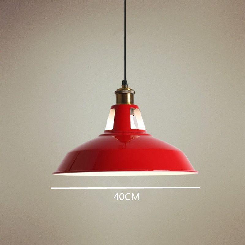 Red Retro Nordic Industrial Chandelier - Ideal for Milk Tea Shops, Bars, Restaurants, and Cafes.