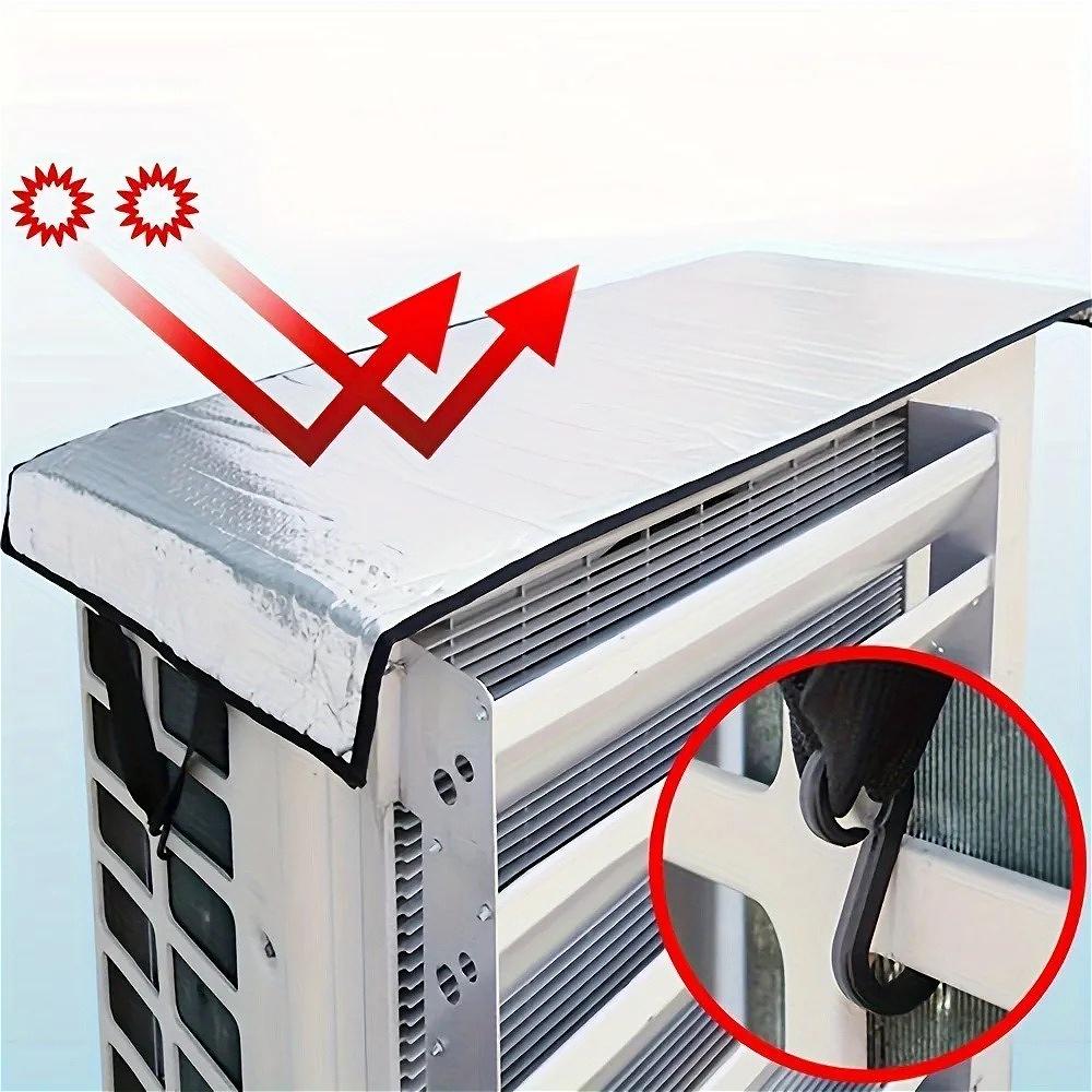 Air Conditioner External Unit Protective Cover Waterproof Suns Shading Dust Resistant Outdoor Sleeve Exterior Equipment Guard