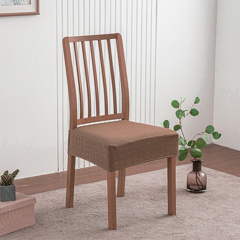 

Open Jacquard Seat Cushion Cover, Elastic Chair Cover, Chair Seat Cover, Double Elastic Hotel Household Dining Chair Cover Double Rubber Band