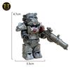MOC Military T60 Armor Soldiers Mini Anime Action fallouts Figures Weapons Robot Kinghts Building Blocks Bricks DIY Toys  gifts
