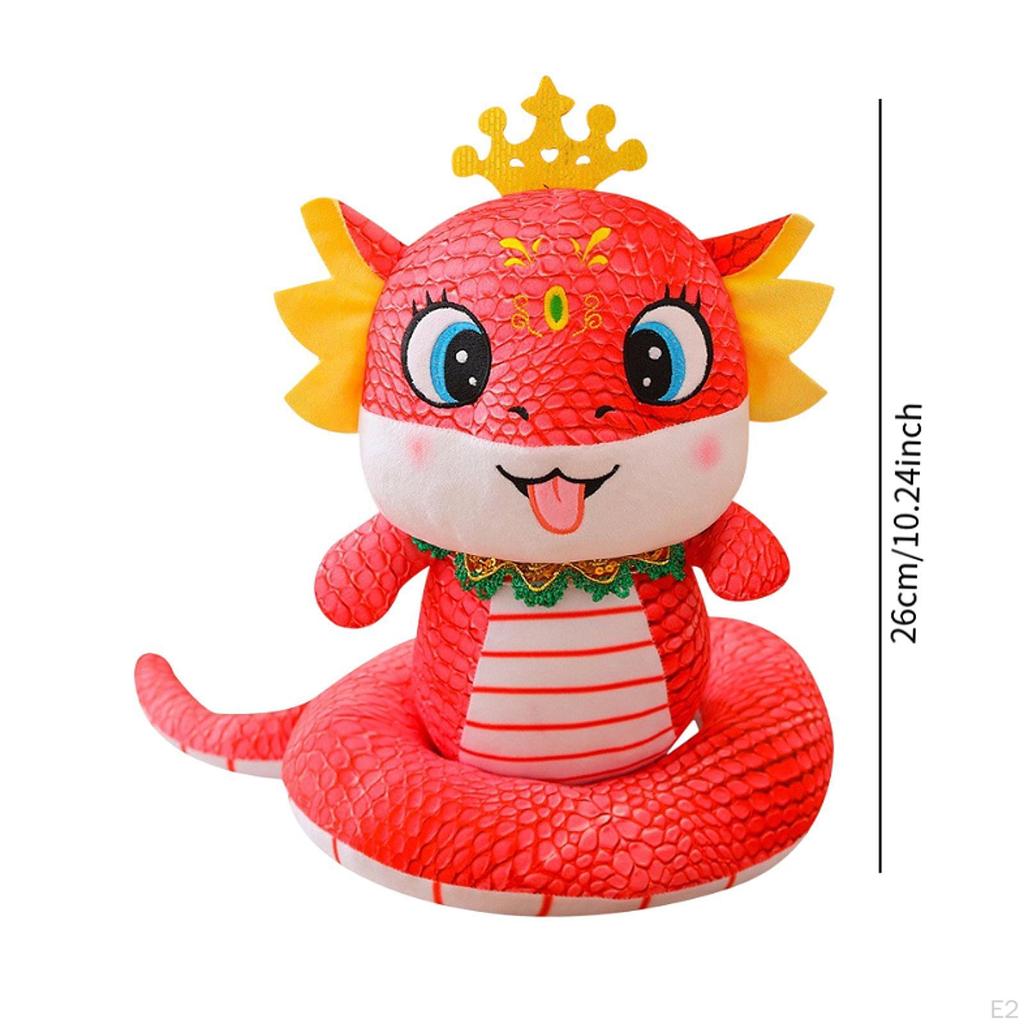 Snake Stuffed Animal Chinese Year Decoration Party Favor Figurine Festival Plush