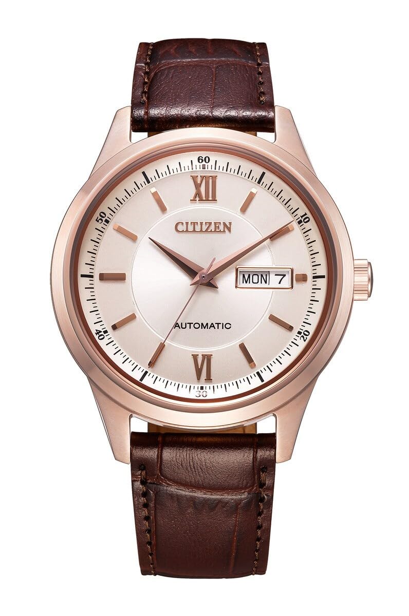

CITIZEN Mechanical Day & Date NY4052-16A коричневий