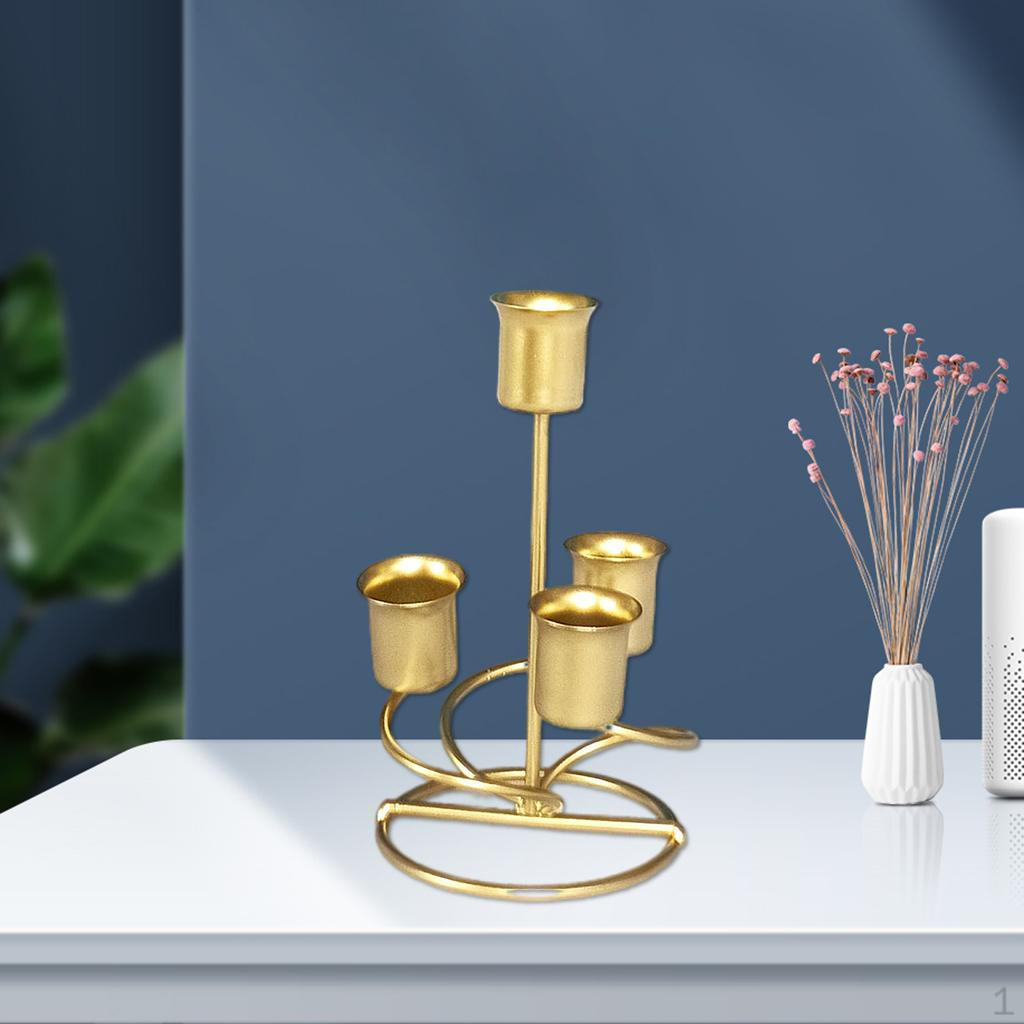 Candle Holder Candelabra for Wedding Dinner золотистый