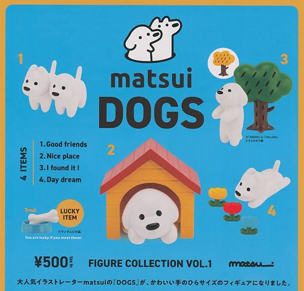 

matsui DOGS Figure Collection Set of 4 VOL.1