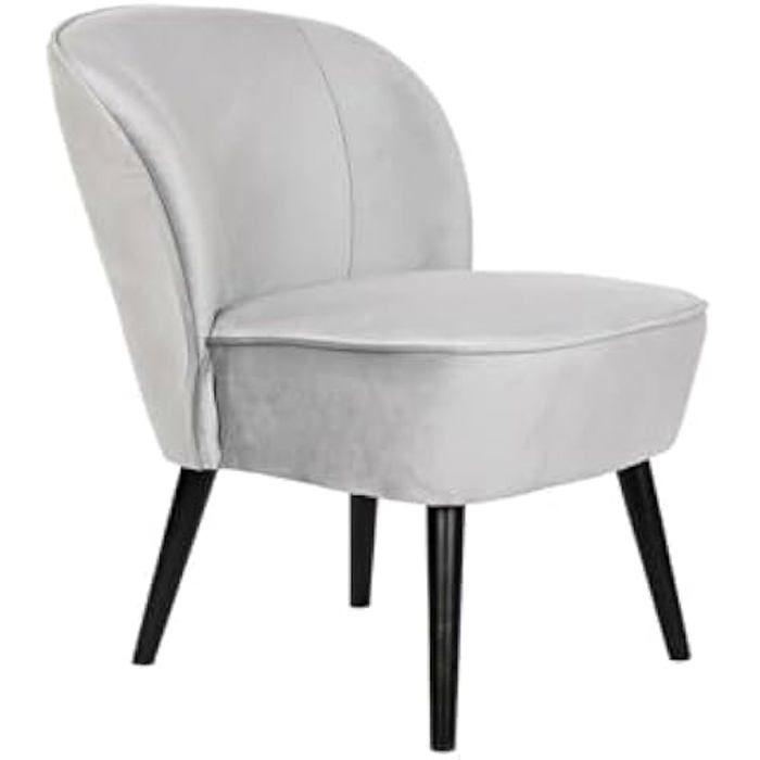 Fauteuil - DKD HOME DECOR - Noir - Bois - 1 Place - Design Contemporain