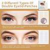 Double Eyelid Tape, Invisible Eyelid Tape, 2 Different Types of Eyelid Lifter Strips, Waterproof & Long-Lasting Eye Shaping Strips for Instant