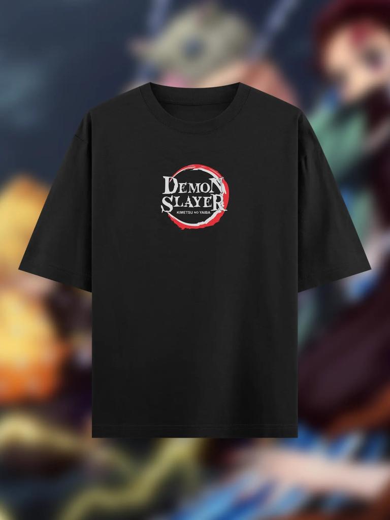 Letní pánské tričko s anime potiskem Demon Slayer Kreslený nadrozměrný top Pánské Dámské Unisex Krátký rukáv Vysoce kvalitní Těžká bavlna