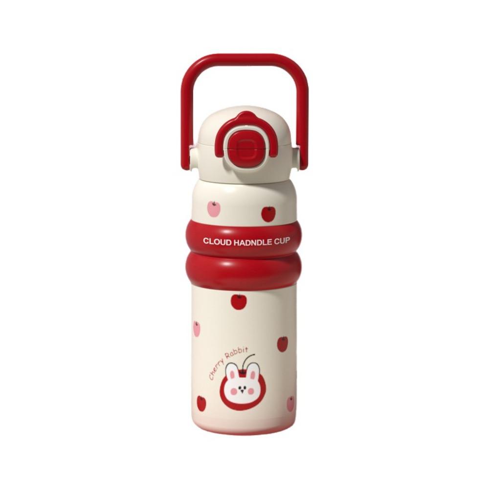 Portable Handheld Thermos Cup Leak-Proof Vacuum Flask Unique Thermos Water Bottle  For Women