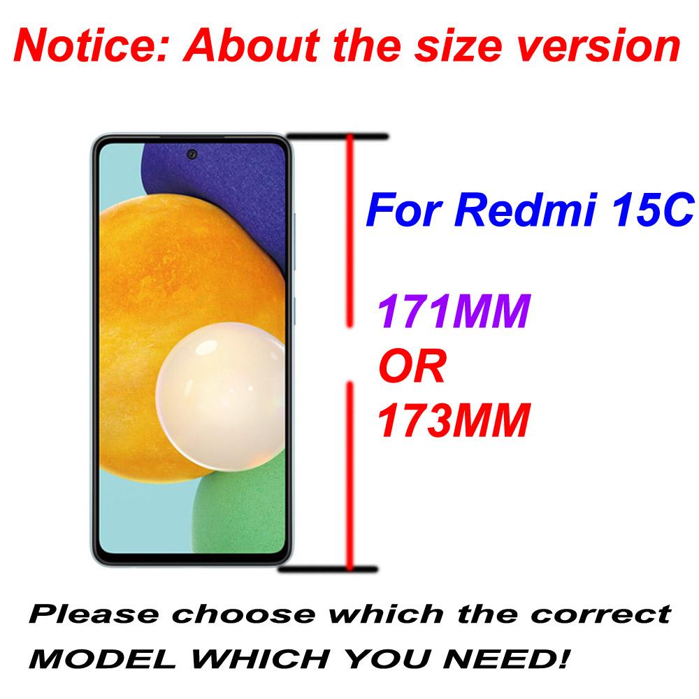 Redmi 15C 171&173MM Luxury Leather Case Retro Skin Wallet Book Flip Magnet Full Cover For Xiaomi Redmi15 C Redmi 15C Phone Bags