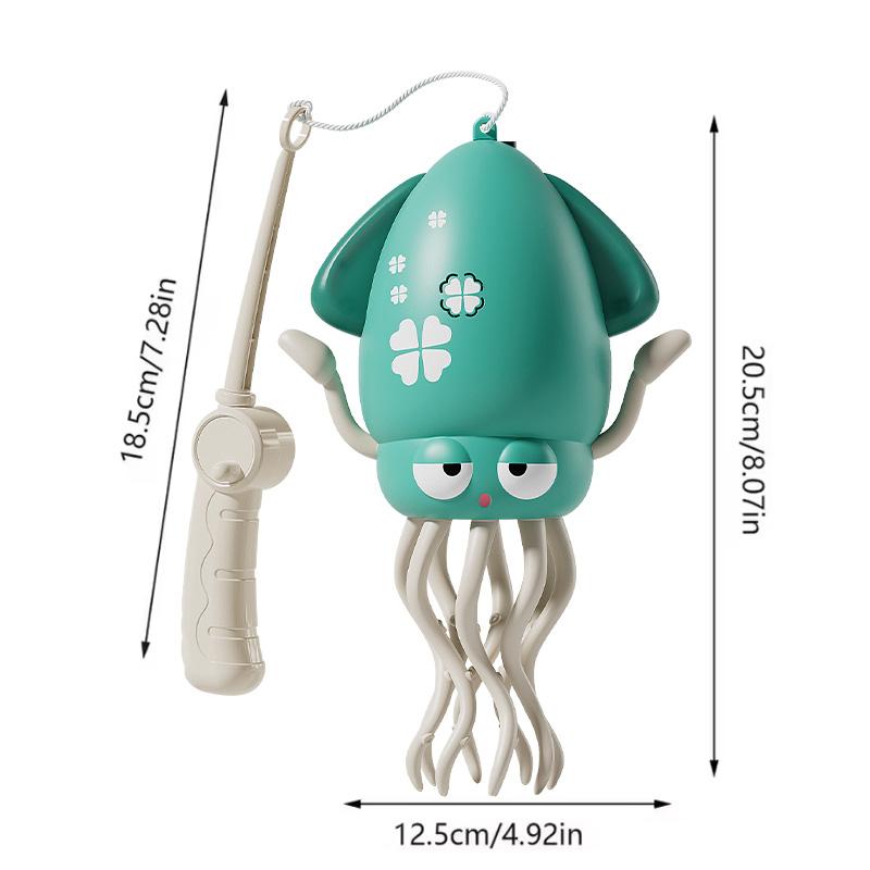 

Magic Dancing Octopus Toy Electric Pet Crawling Light&Music Squid Toys for Kids Interactive Development Toddler Tummy Time Gifts зелений