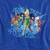 Disney Fairies Unisex Adult Faith, Trust And Pixie Dust Tinker Bell T-Shirt