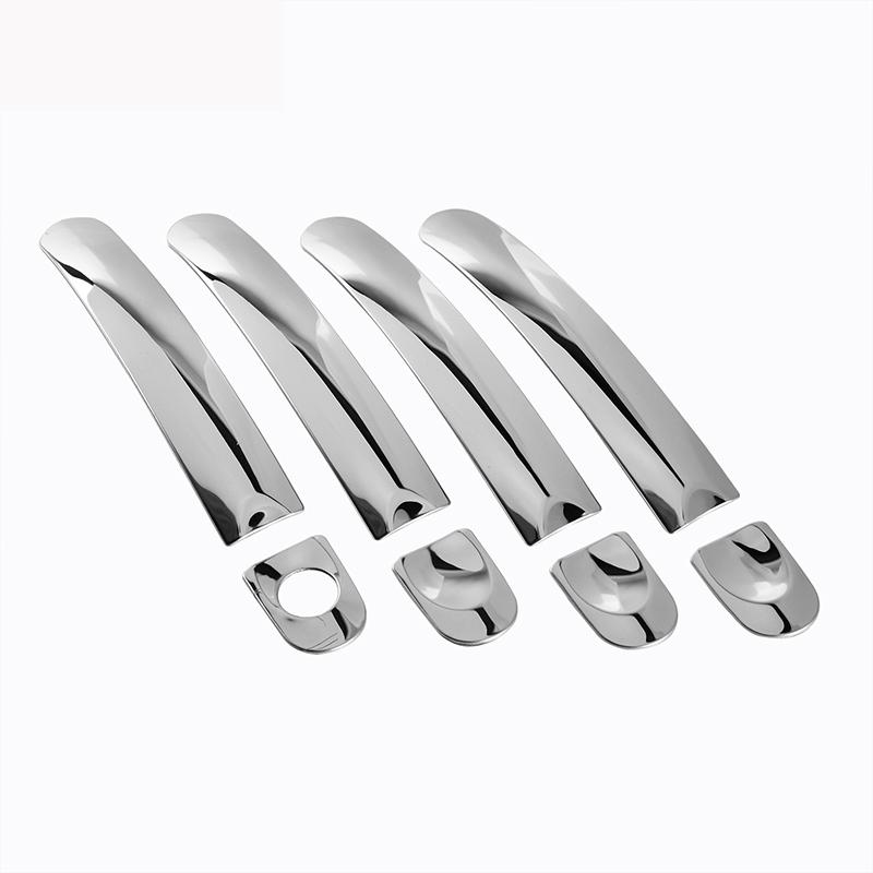 FUNDUOO For Volkswagen VW T5 T6 Transporter Caravelle Multivan California Stainless Steel Car Door Handle Cover Trim