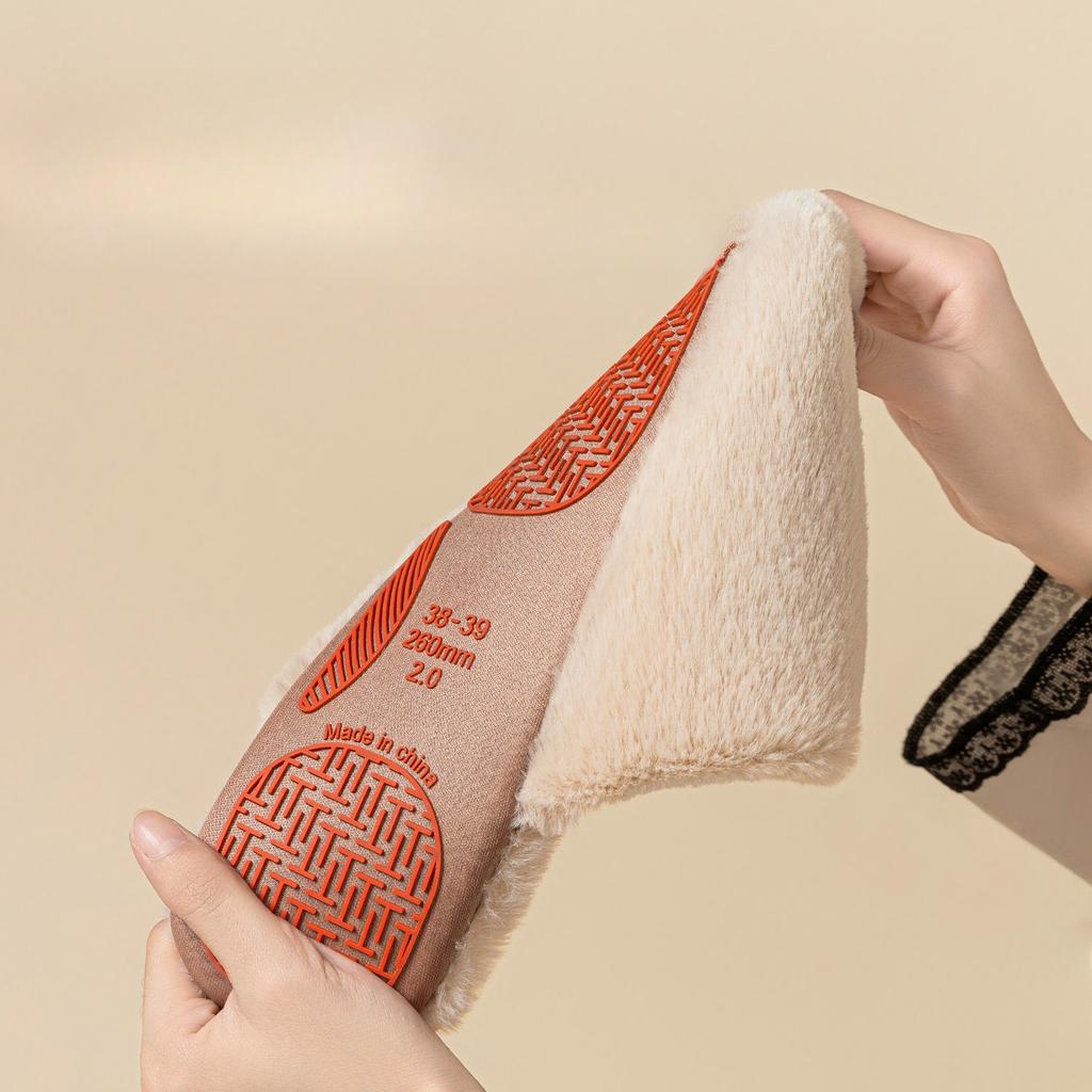 Anti-slip Shoes, Cotton Shoes, Women's Home-use Anti-slip New Style Slippers, Men's