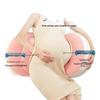 Pregnancy U-Shaped Pillow: Back and Abdomen Support for Side Sleeping, Machine Washable, Summer Use