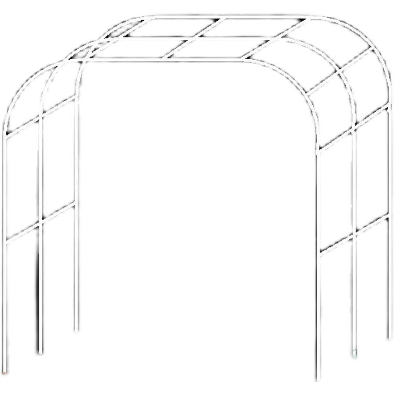 Rust-Proof Arch Trellis: Reinforced Climbing Vine Stand for Indoor/Outdoor Gardens and Courtyards.