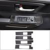 Real Carbon Fiber Window Lift Switch Button Cover Trim For Toyota Tundra 22-24