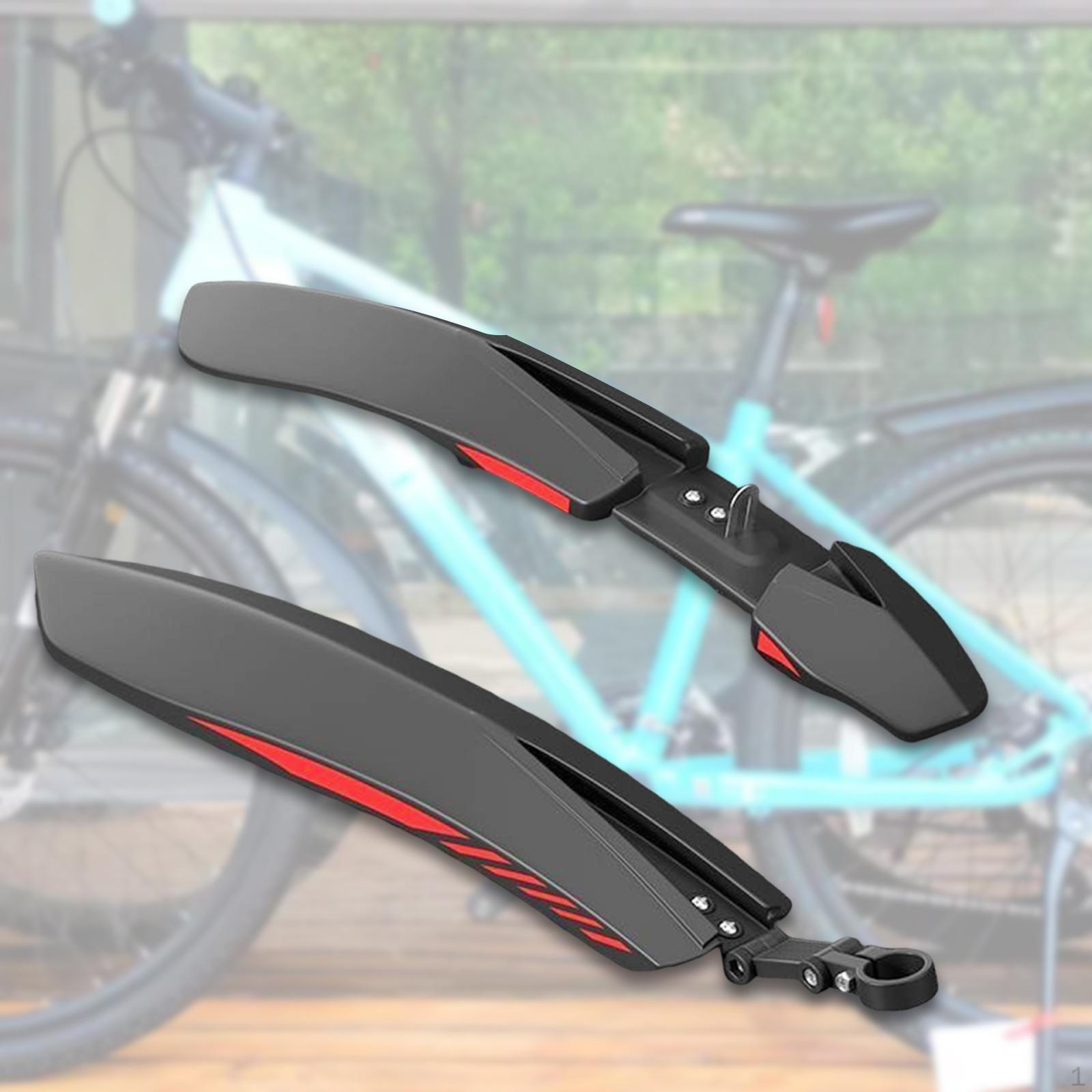 

Брызговики для переднего и заднего колес, брызговики для горных велосипедов black red